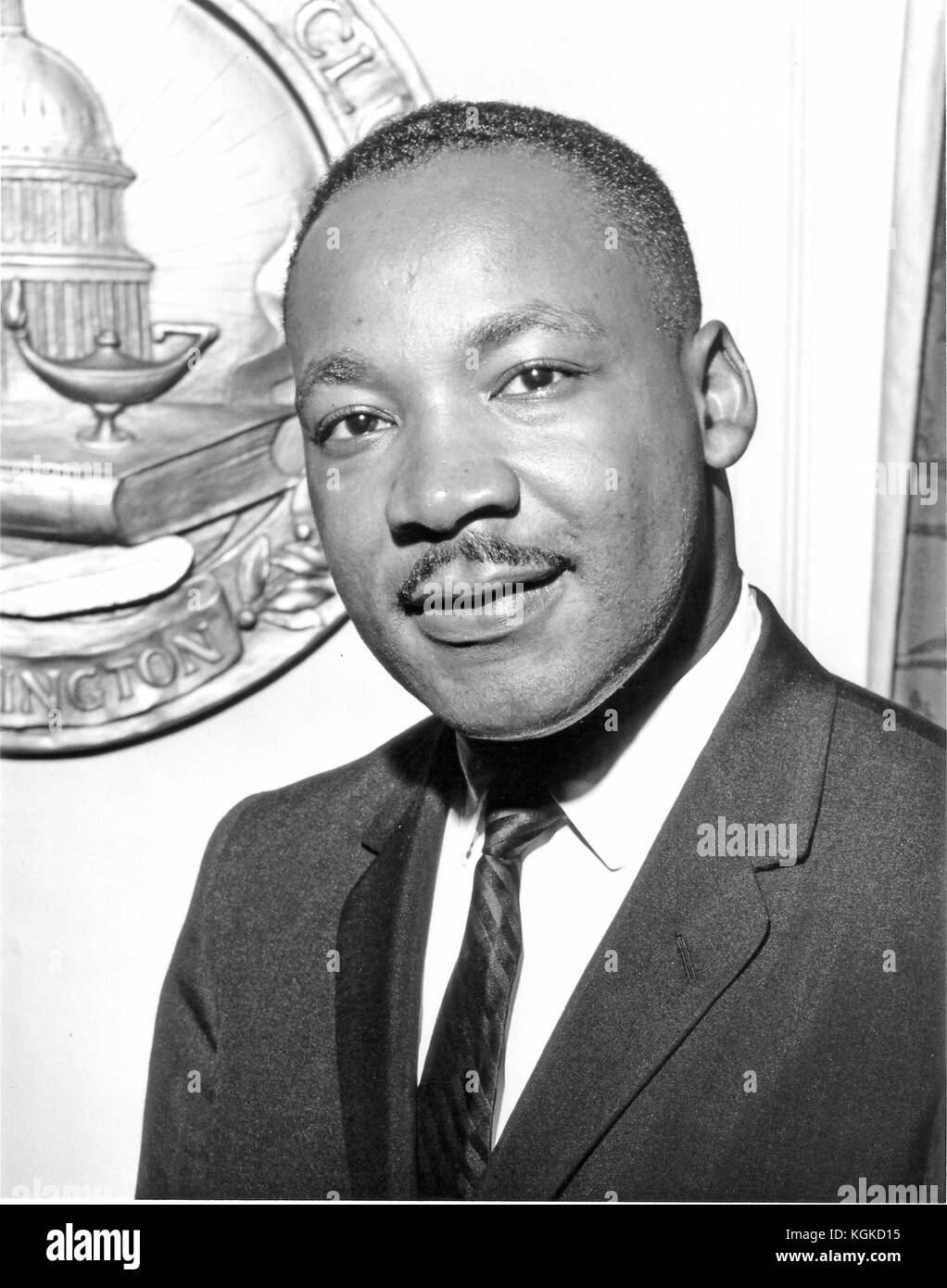 Washington, DC - (file) -- ritratto del reverendo dottor Martin Luther King Jr. presso il National Press Club a Washington D.C. il 19 luglio 1962..Credit: Benjamin E. 'gene' Forte - CNP /MediaPunch Foto Stock
