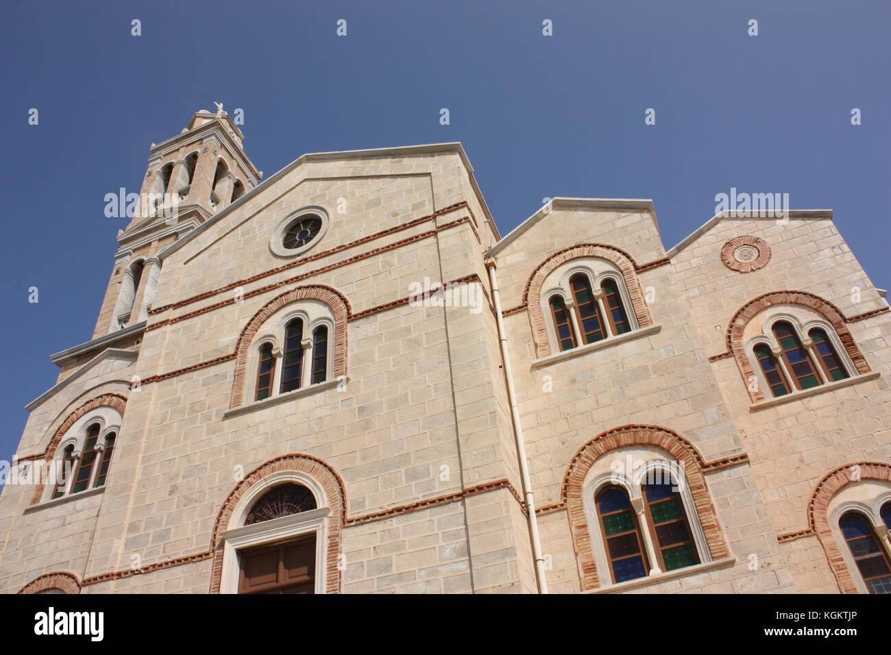 Chiesa della Resurrezione di Cristo in ano syros, ermoupolis Foto Stock