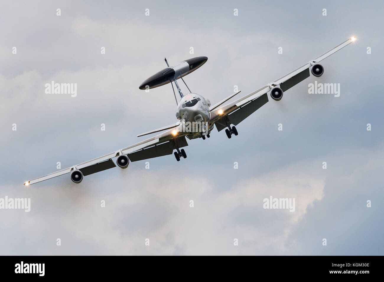 La Boeing E-3una sentinella, comunemente noto come AWACS, è un American airborne early warning e il controllo aereo sviluppato da Boeing. Foto Stock