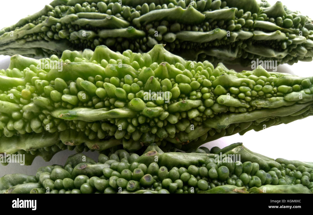 Gourd amaro e medicinali vegetali sani Foto Stock