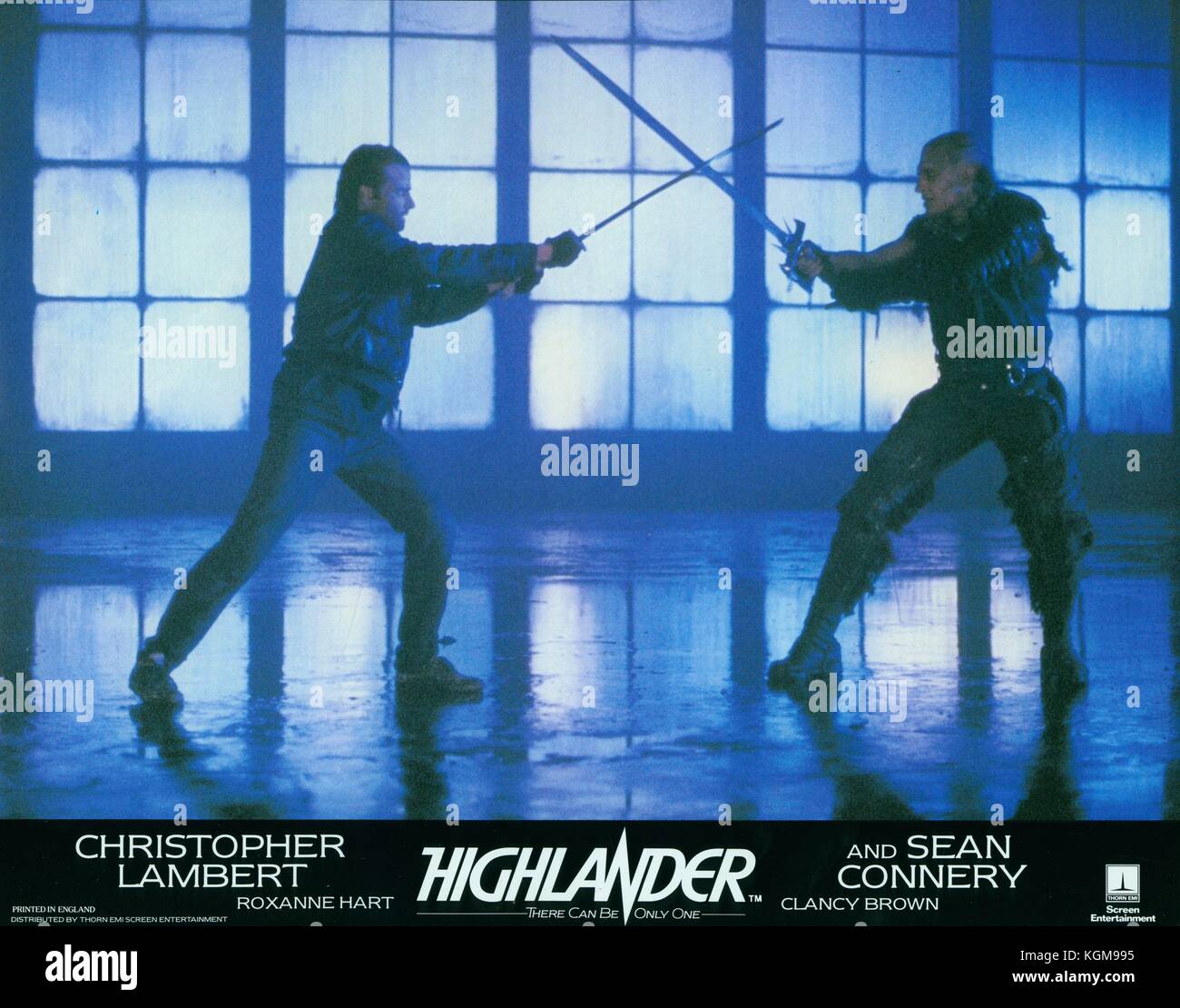 Highlander (1986) , Christopher Lambert , Clancy Brown data: 1986 Foto Stock