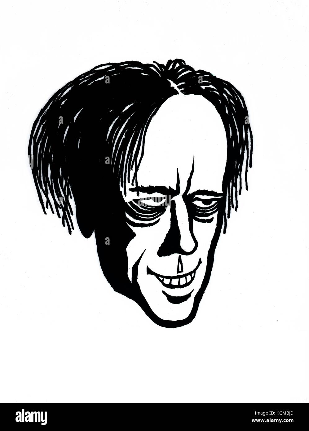 Il Ladykillers (1951) , Alec Guinness , caricatura disegno Foto Stock