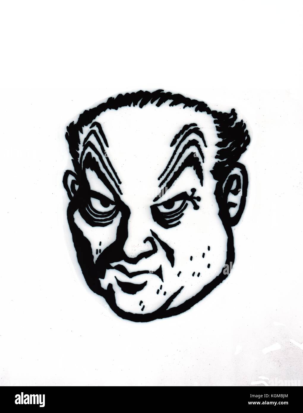 Il Ladykillers (1951) ,Danny verde , caricatura disegno Foto Stock