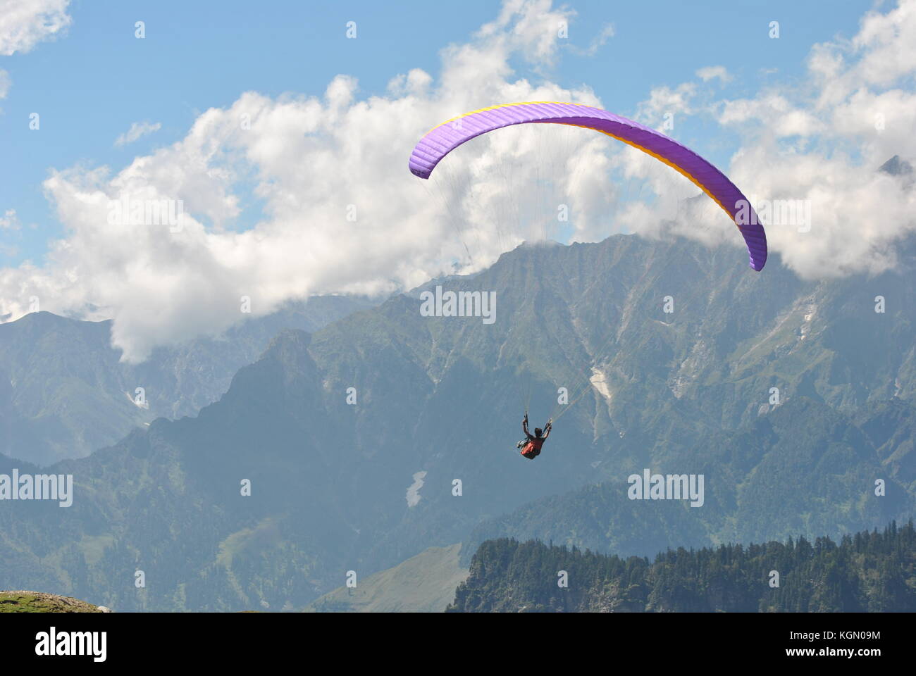 Rohtang Pass, è una montagna alta passare sul lato orientale Pir Panjal gamma dell'himalaya a circa 51 km da Manali, Himachal Pradesh. Foto Stock