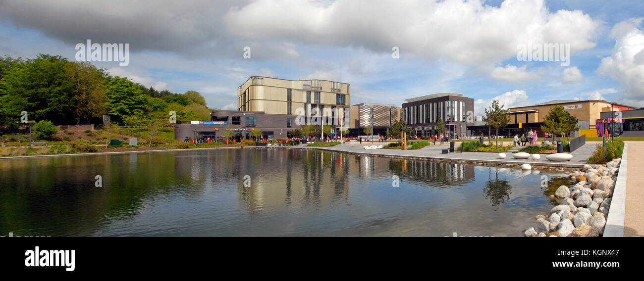 Panorama, Telford Parco Comunale, Shropshire Foto Stock