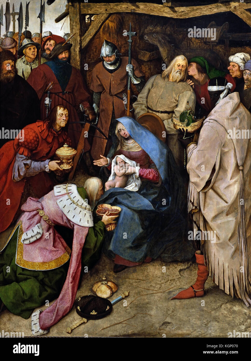 Scene della vita di un Vescovo non identificato Saint 1560 da Pieter Aertsen 1508-1575 Paesi Bassi Paesi Bassi Foto Stock