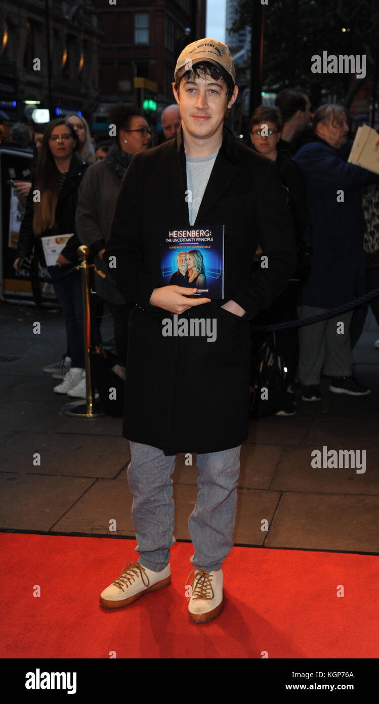 Heisenberg: Il principio dell'incertezza - Press Night - arrivi con: Alex Sharp dove: Londra, Regno Unito quando: 09 ottobre 2017 credito: WENN.com Foto Stock
