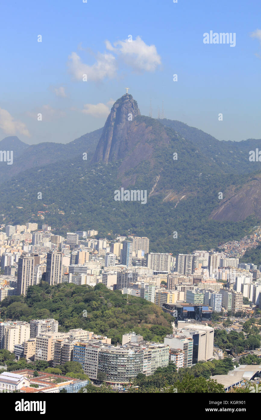 Affascinante corcovado a Rio de Janeiro Foto Stock