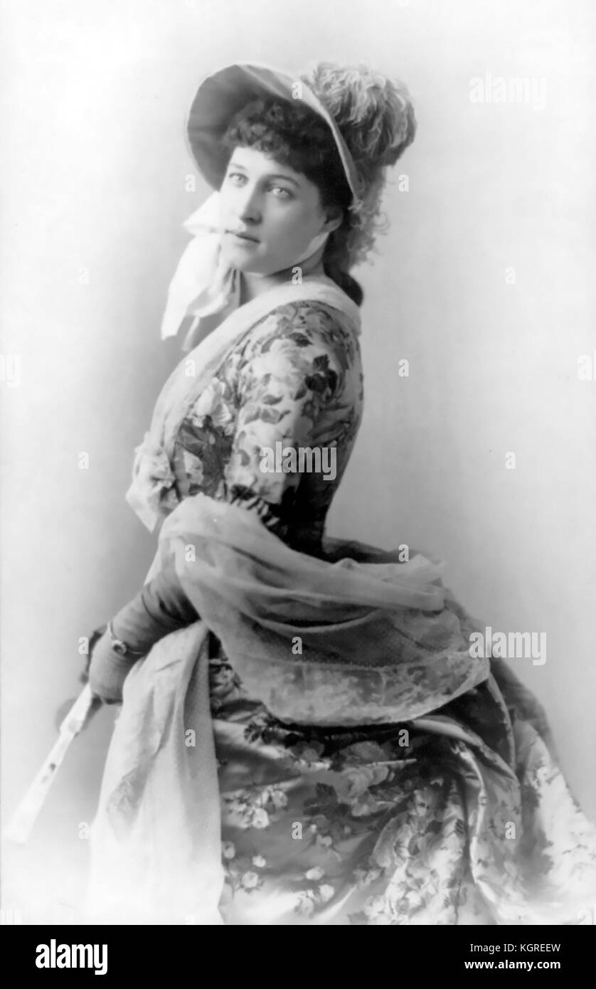 LILLIE LANGTRY (1853-1929) socialite anglo-americana e attrice Foto Stock