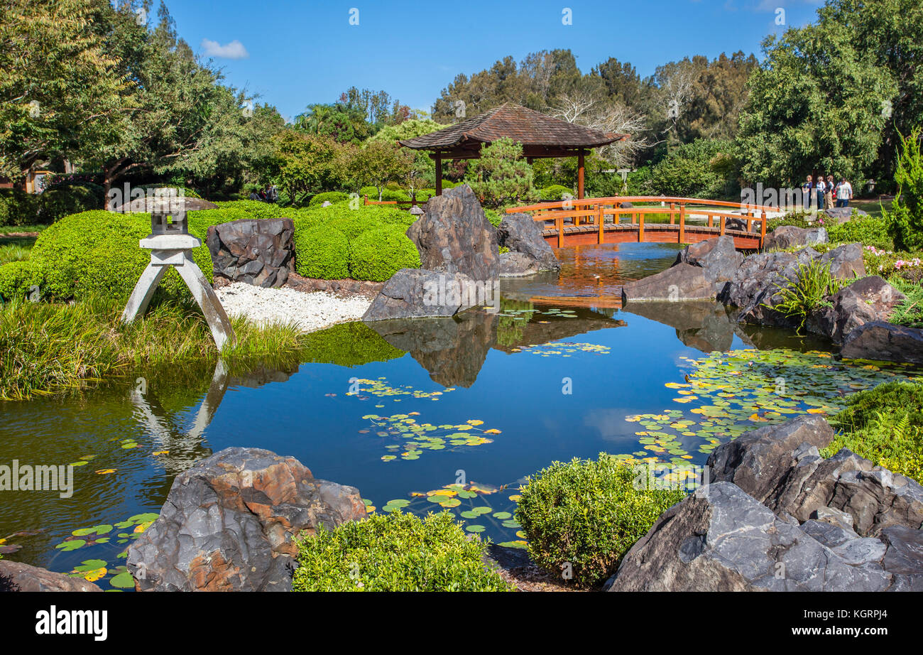 Australia, Nuovo Galles del Sud, Central Coast, Est Gosford, Edogawa giardino commemorativo Foto Stock