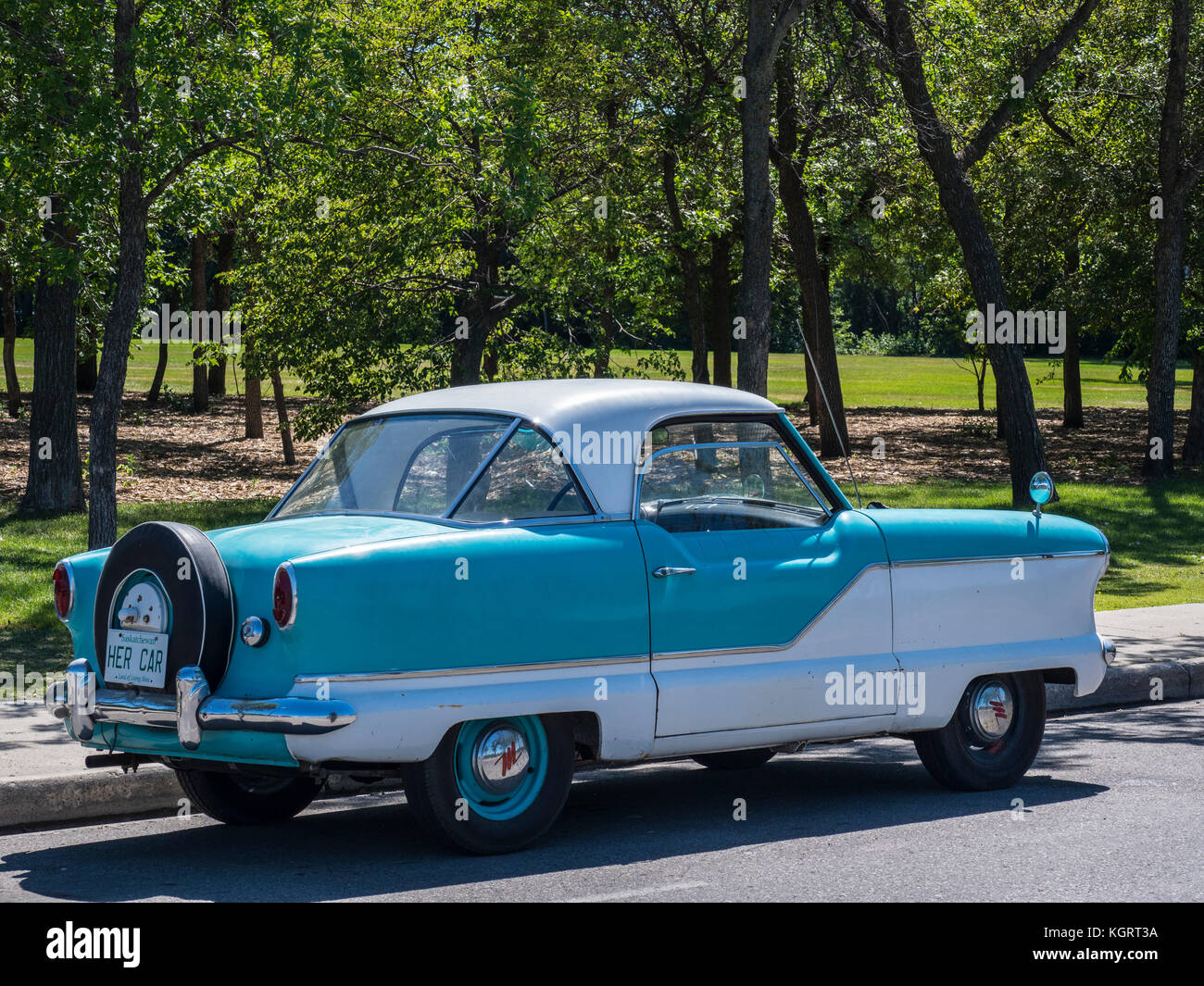 Nash Metropolitan, Wascana Lake, Regina, Saskatchewan, Canada. Foto Stock