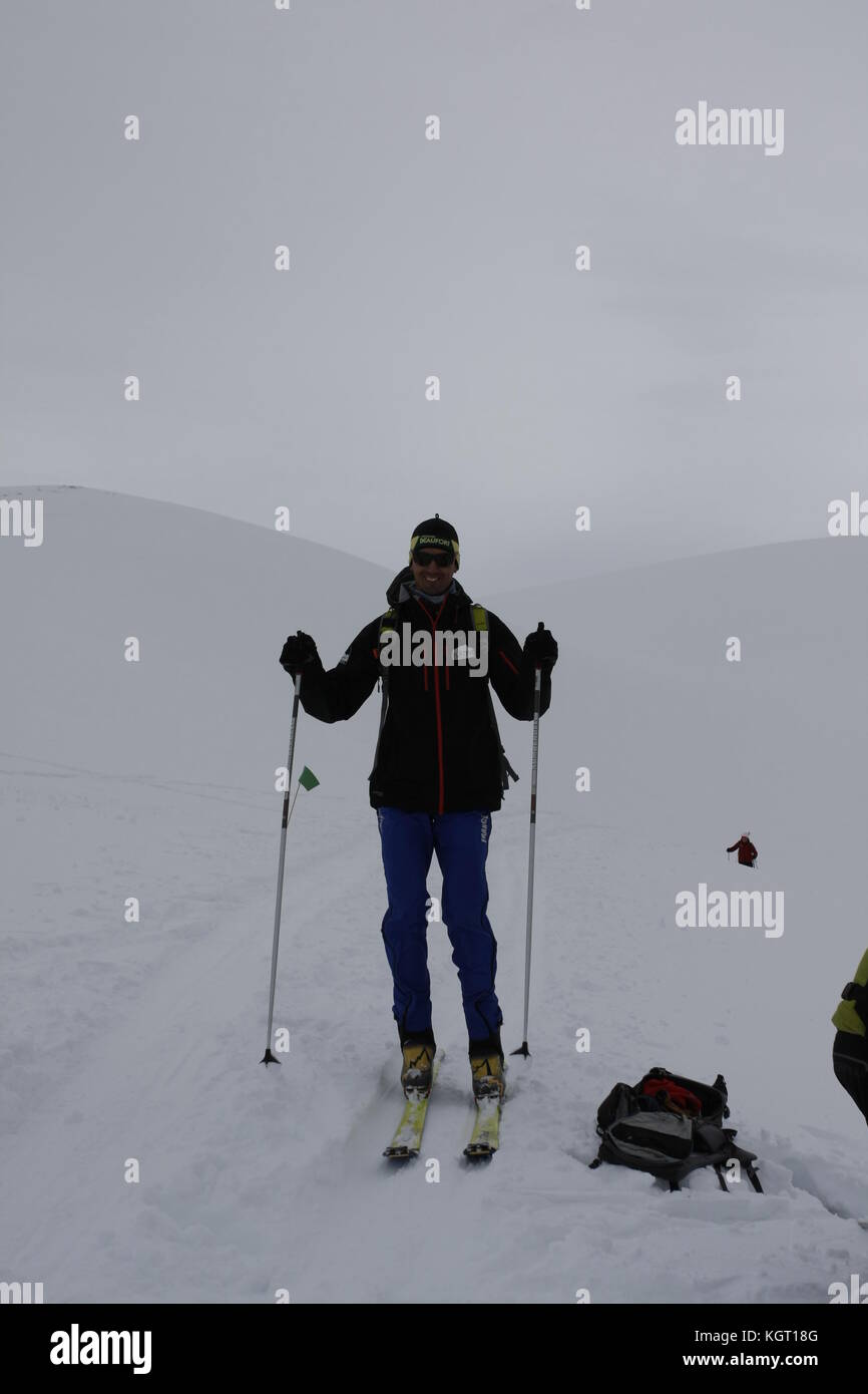 Skimountaineering World Cup a Tromsø , Randonee Racing Foto Stock