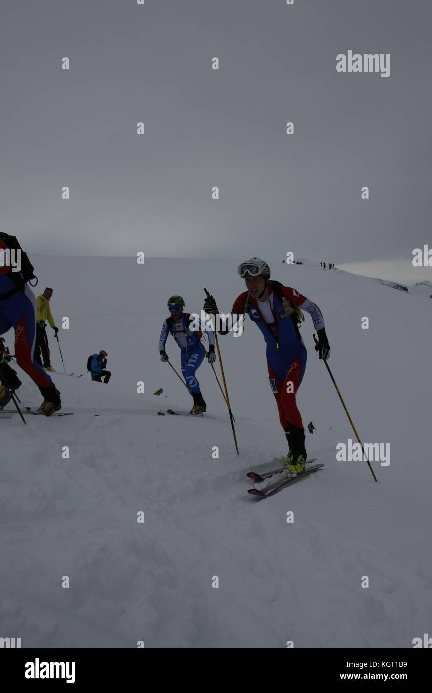 Skimountaineering World Cup a Tromsø , Randonee Racing Foto Stock