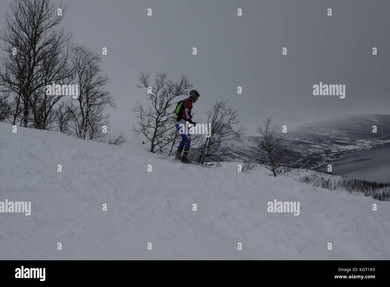 Skimountaineering World Cup a Tromsø , Randonee Racing Foto Stock