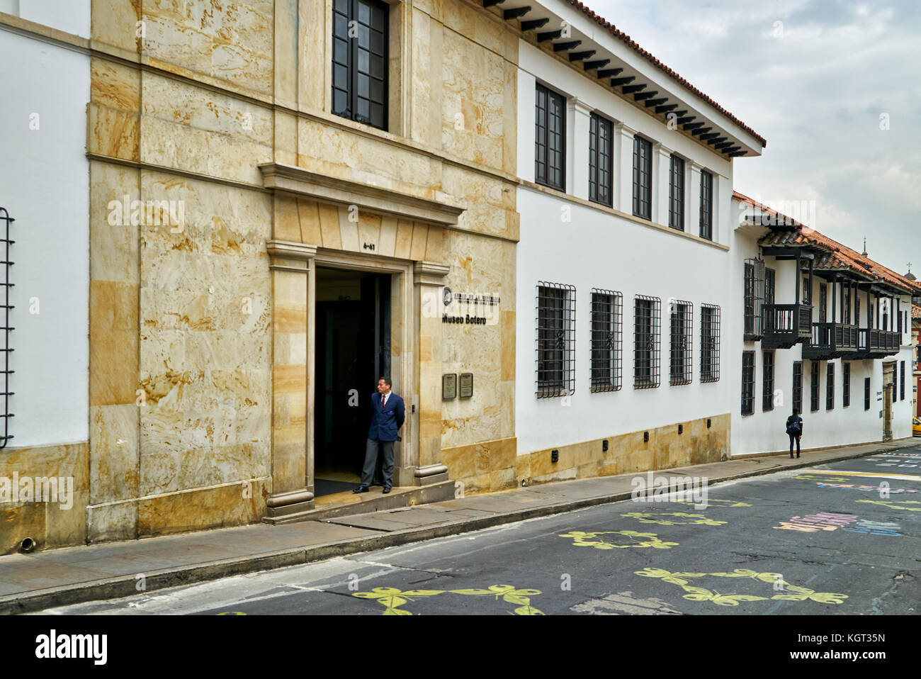 Tipico edificio in Candelaria, Bogotà, Colombia, Sud America Foto Stock