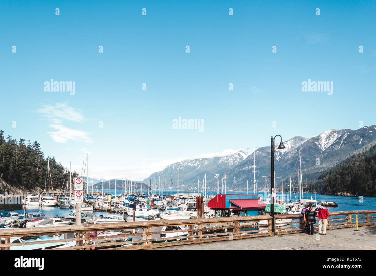 Foto di baia a ferro di cavallo di West Vancouver, BC, Canada Foto Stock