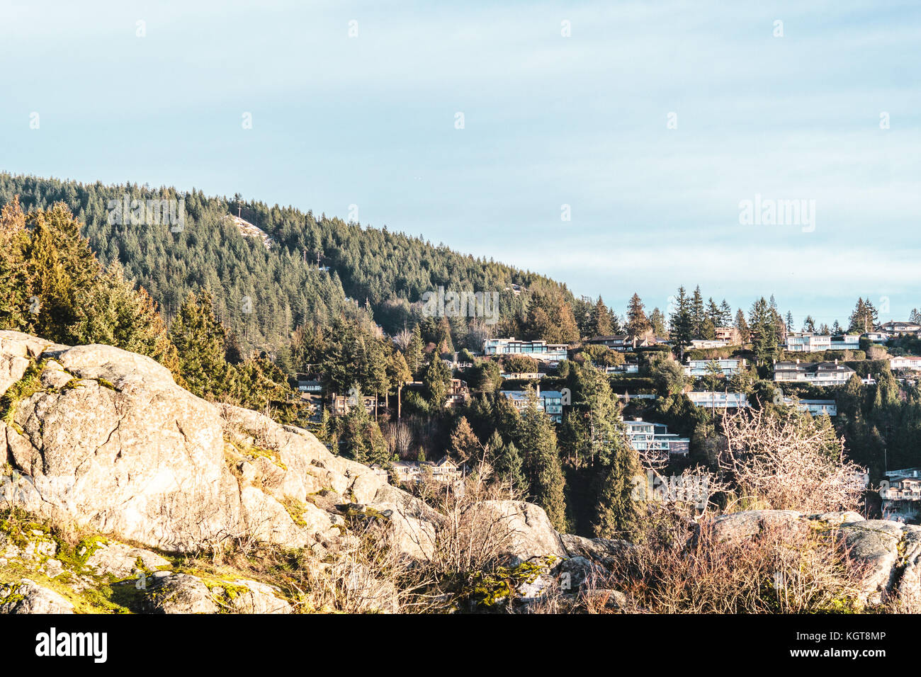 Foto di baia a ferro di cavallo di West Vancouver, BC, Canada Foto Stock