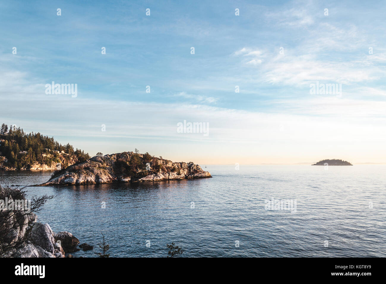 Foto di baia a ferro di cavallo di West Vancouver, BC, Canada Foto Stock