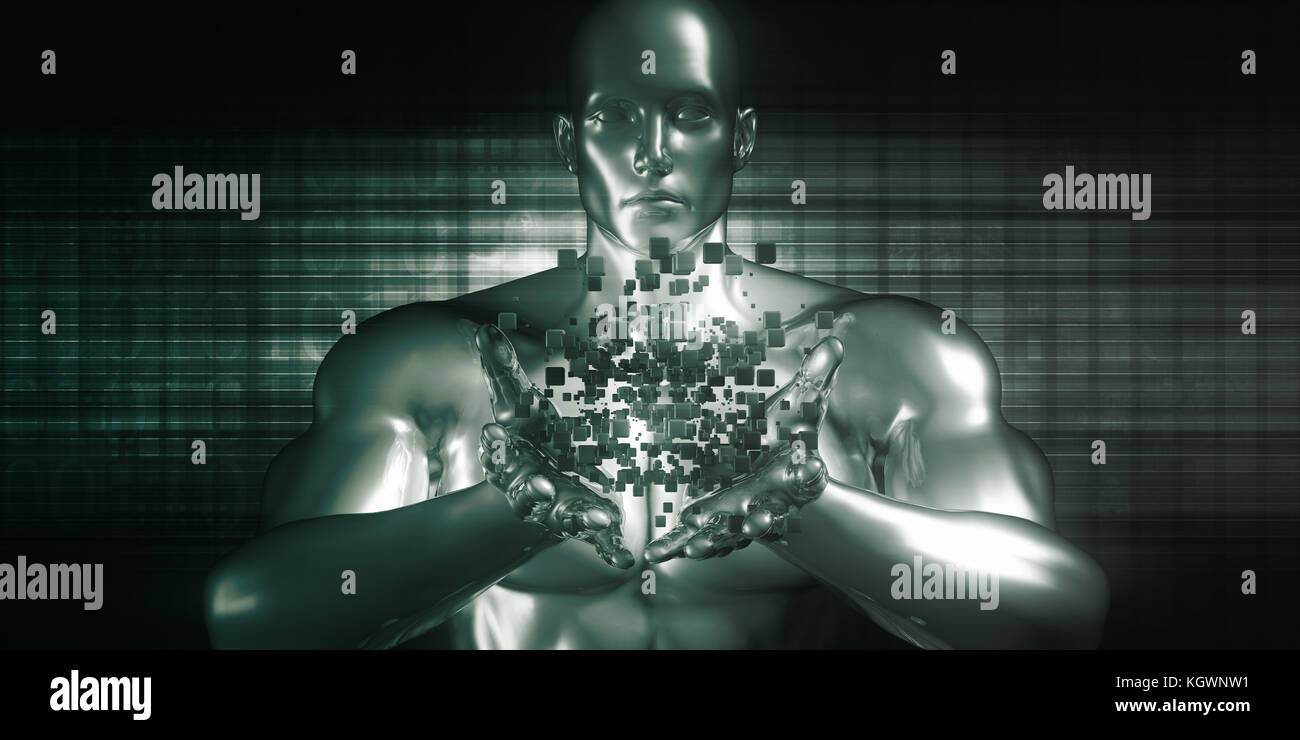 Contenuto digitale rivoluzione e interruzioni di tecnologie Foto Stock