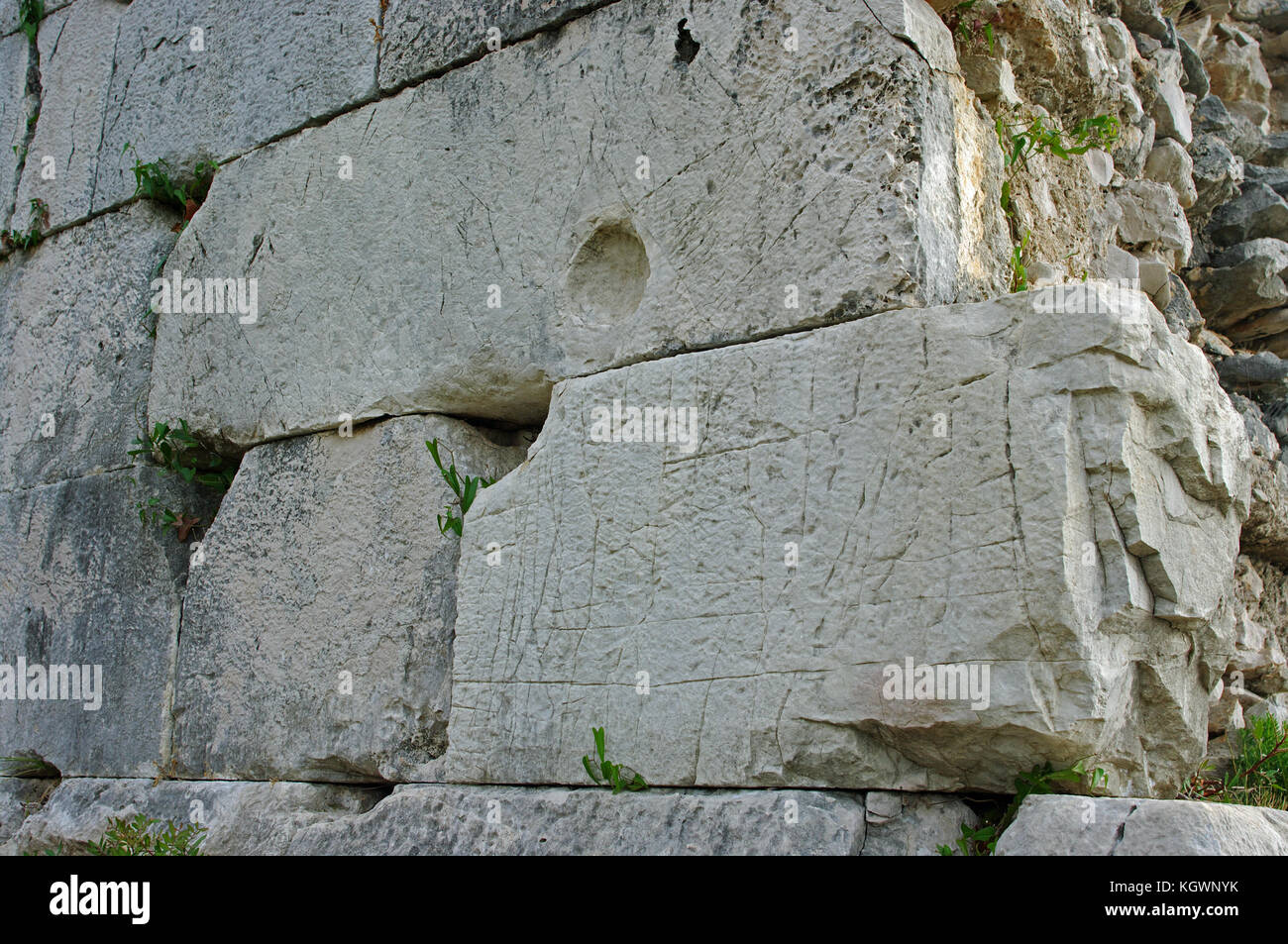 Secondo una tradizione antica la tomba di Tullia (anche Tulliola) Cicero, figlia dello statista romano Marcus Tullius Cicero a Formia Italia Foto Stock