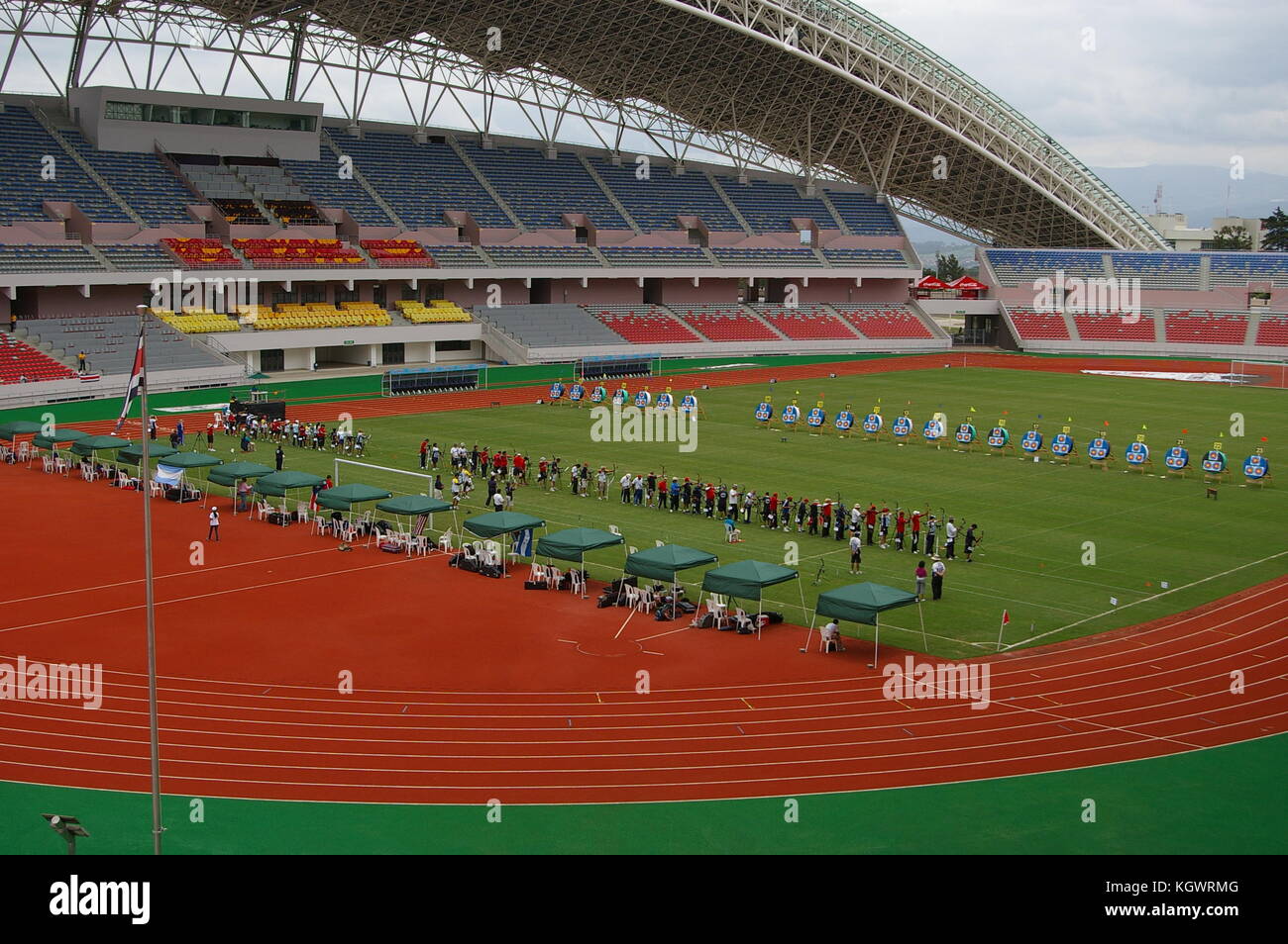 Tiro con l'arco Contest in America centrale 2 Foto Stock