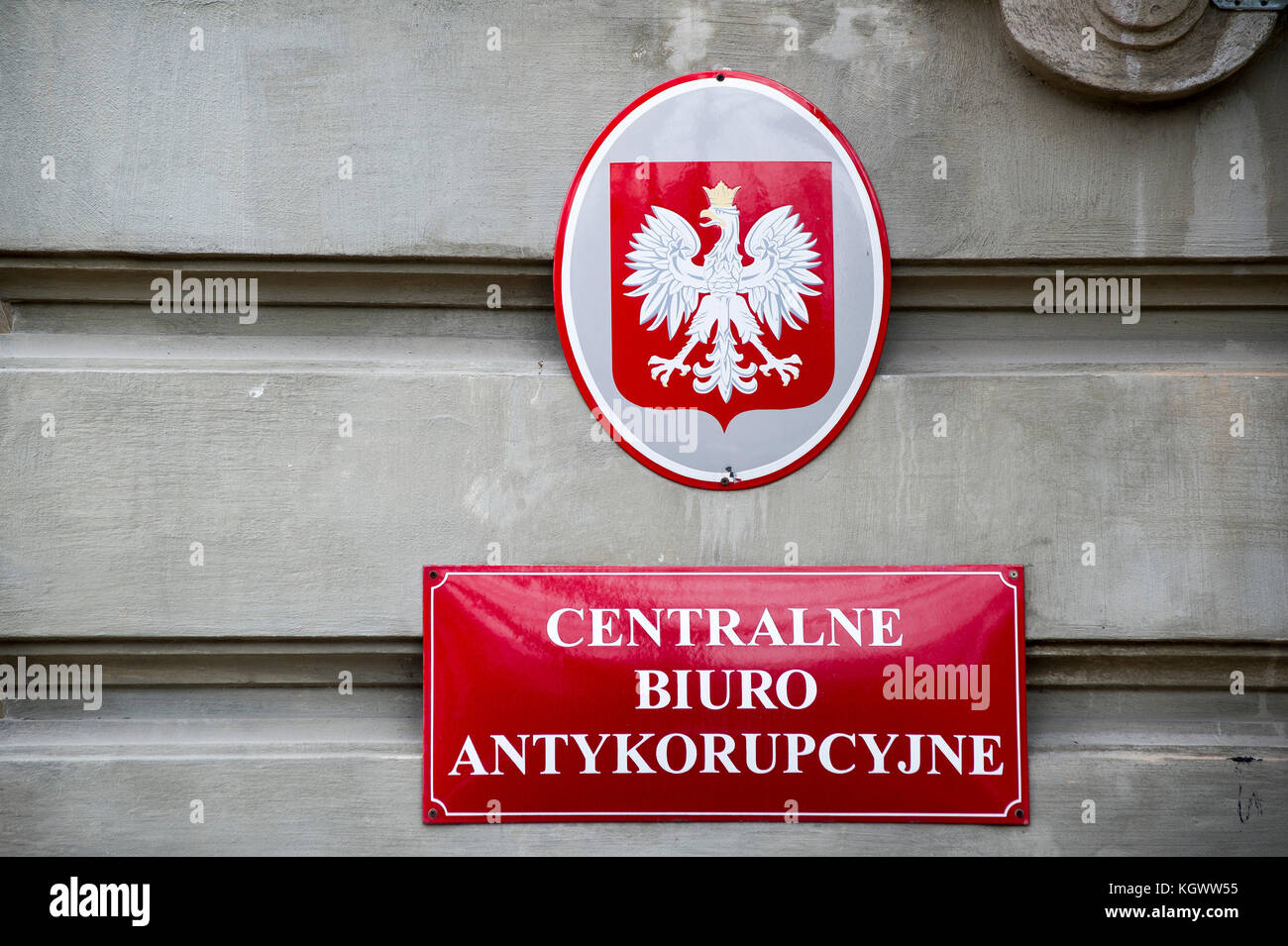Centrale Ufficio anticorruzione (Centralne Biuro Antykorupcyjne) a Varsavia in Polonia. 22 marzo 2017 © Wojciech Strozyk / Alamy Stock Photo Foto Stock