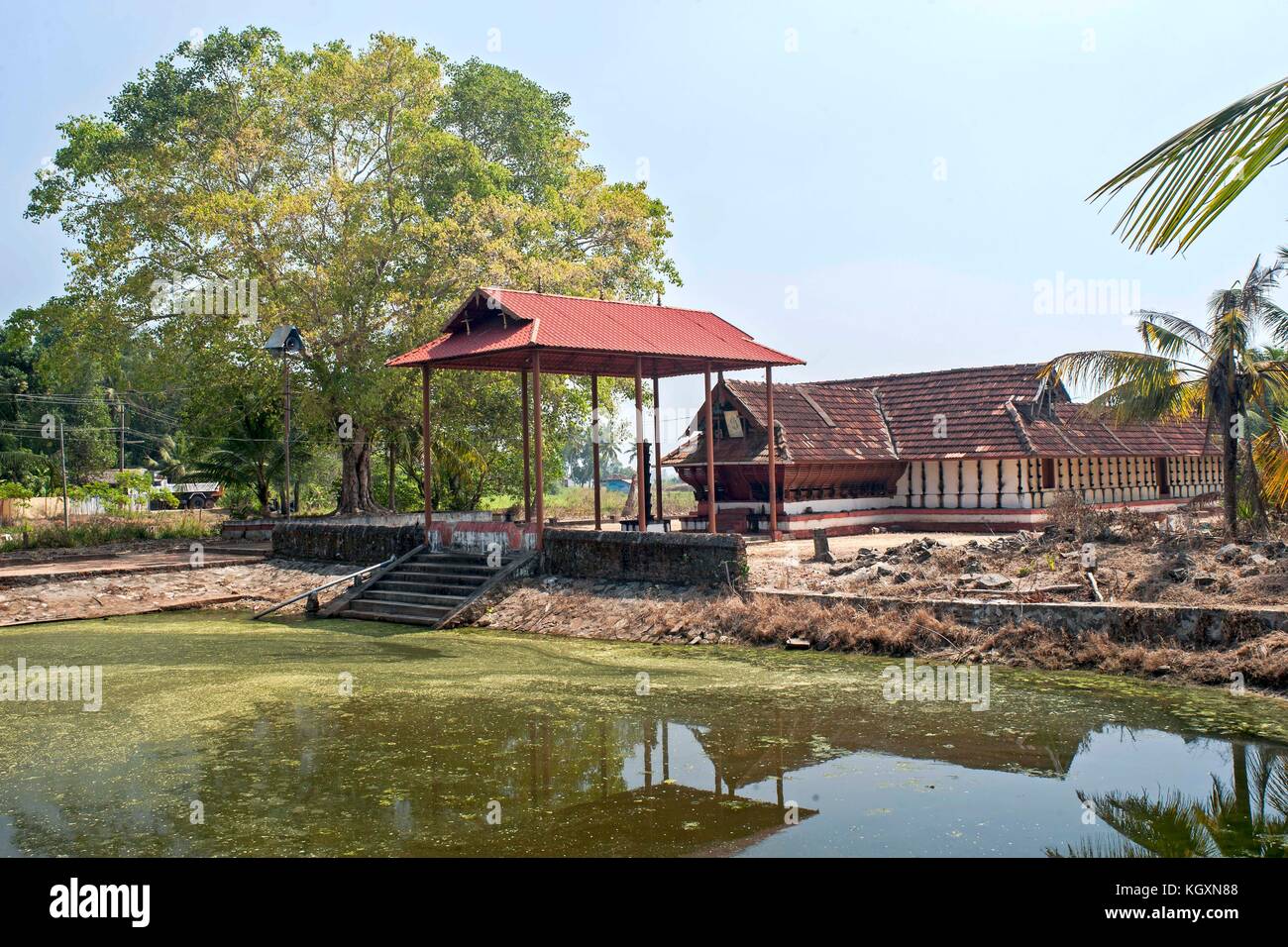 Karumadi kavil tempio, Alappuzha, Kerala, India, Asia Foto Stock