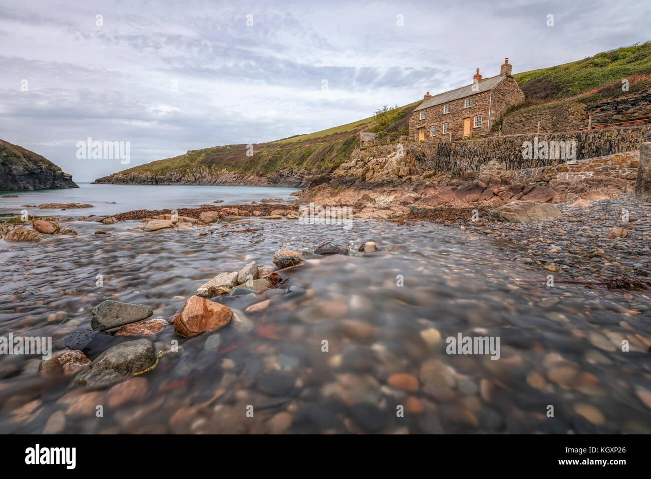 Port Quin, Cornovaglia, Regno Unito Foto Stock