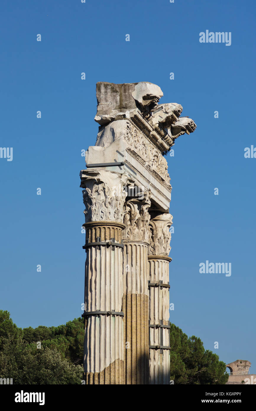 Foro Romano, Roma Foto Stock