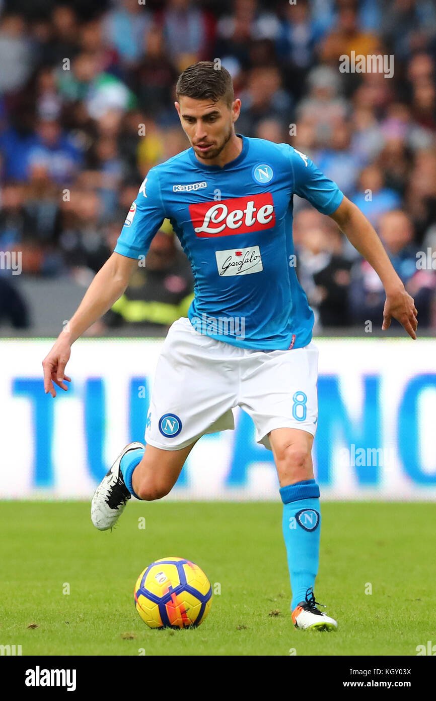Jorge luiz frello jorginho napoli napoli 29-10-2017 stadio san paolo campionato di calcio di serie a 2017/2018 napoli - Sassuolo foto cesare purini / i Foto Stock