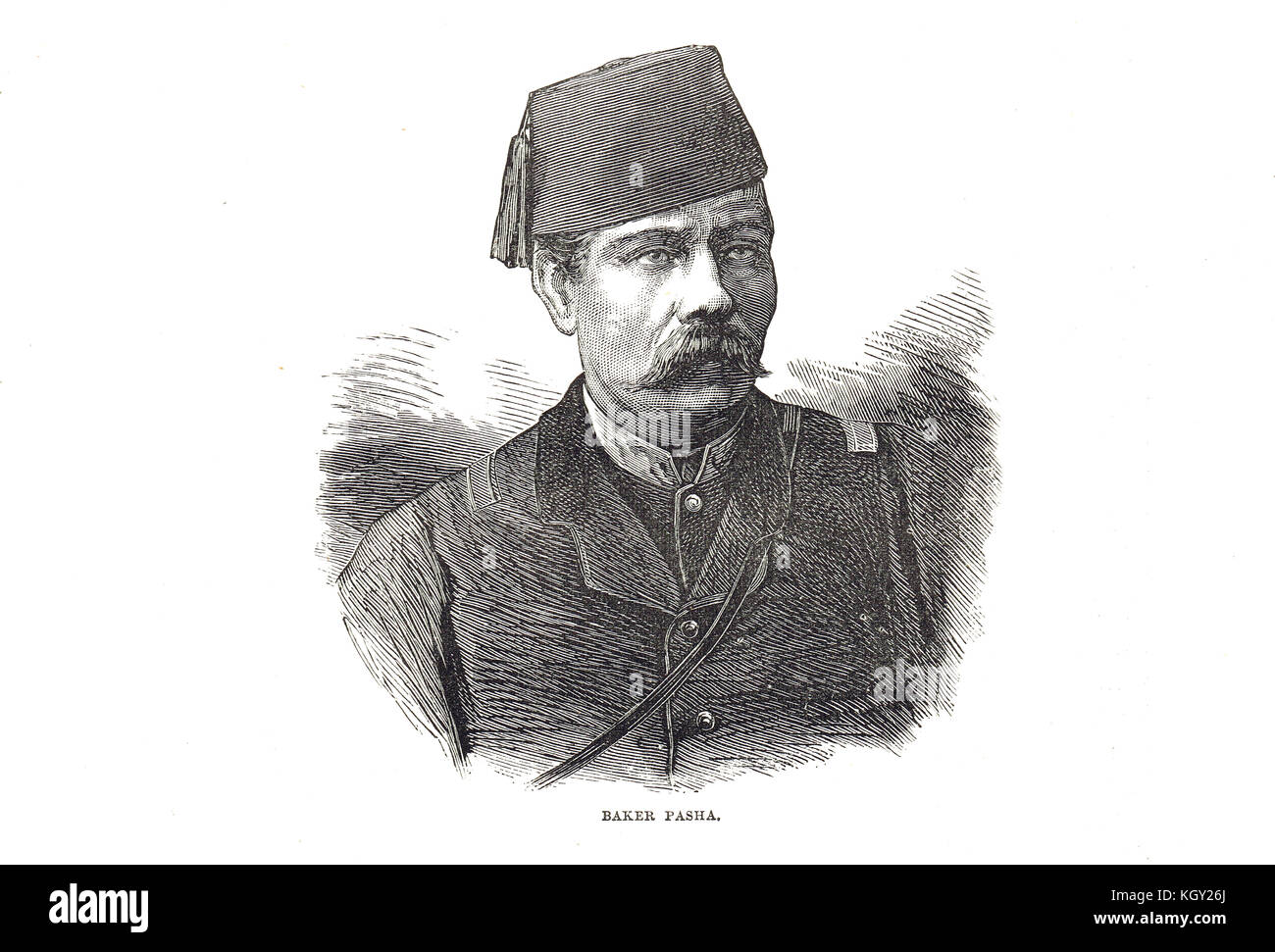 Valentine Baker (Baker Pasha), 1827-1887 Foto Stock