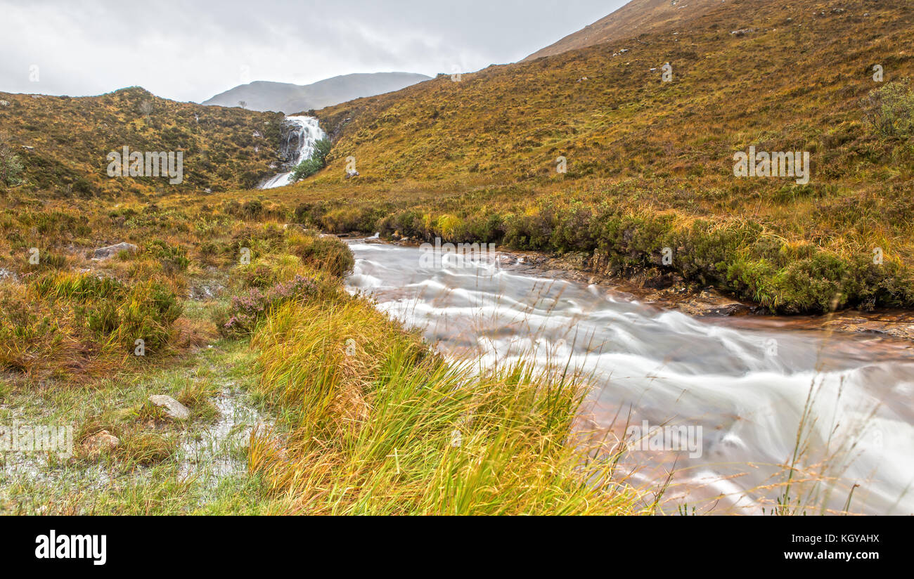 Impressione panoramica dell'isola di Skye in Scozia Foto Stock