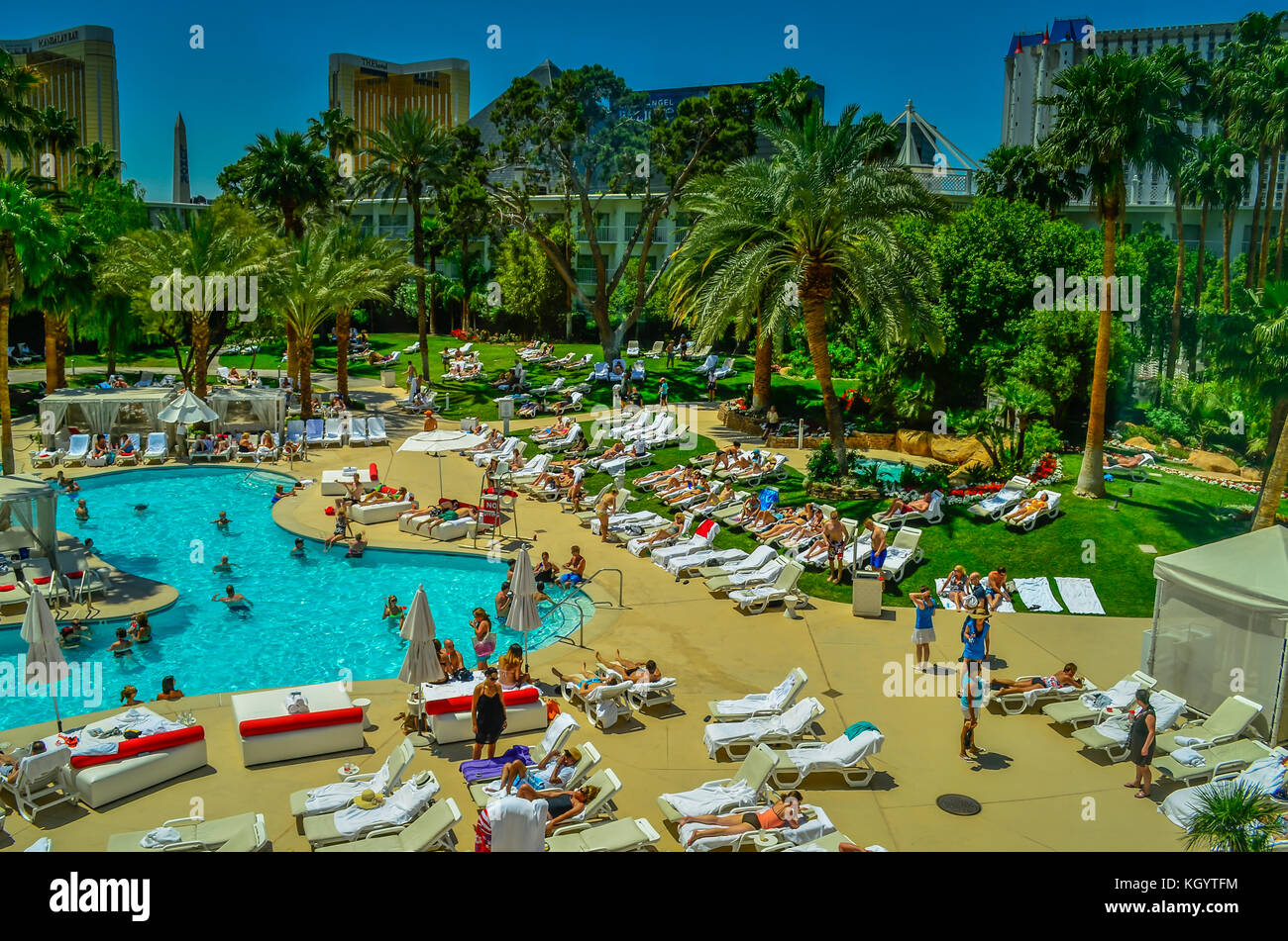 Las vegas strip hotels 2012 (tropicana) Foto Stock