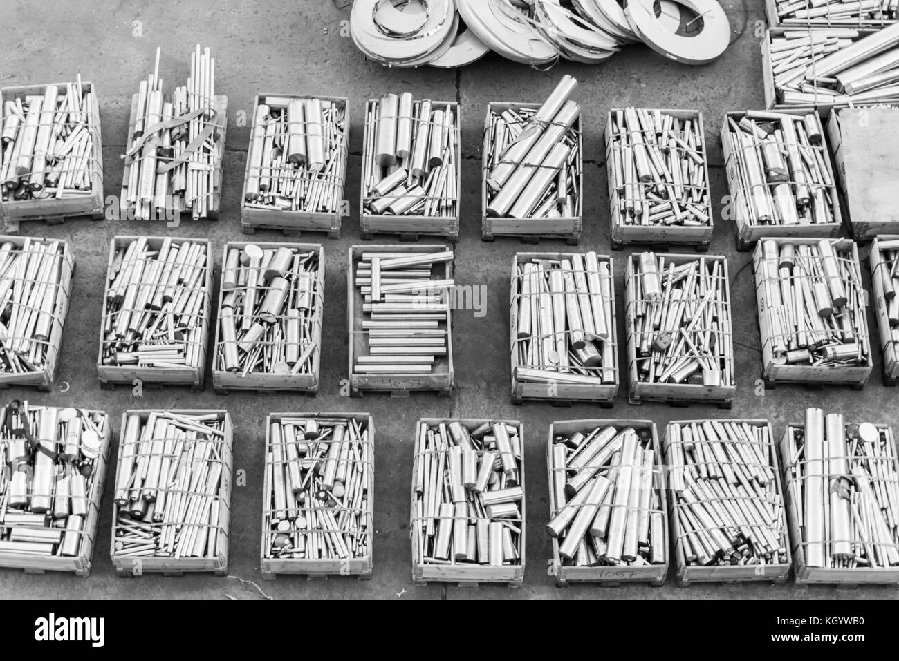 Binario industries business Foto Stock