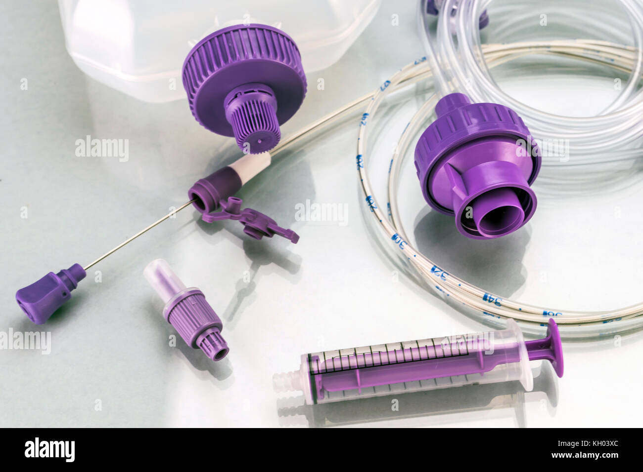 Nutrizione enterale Team, Cure Palliative, Immagine concettuale, composizione orizzontale Foto Stock