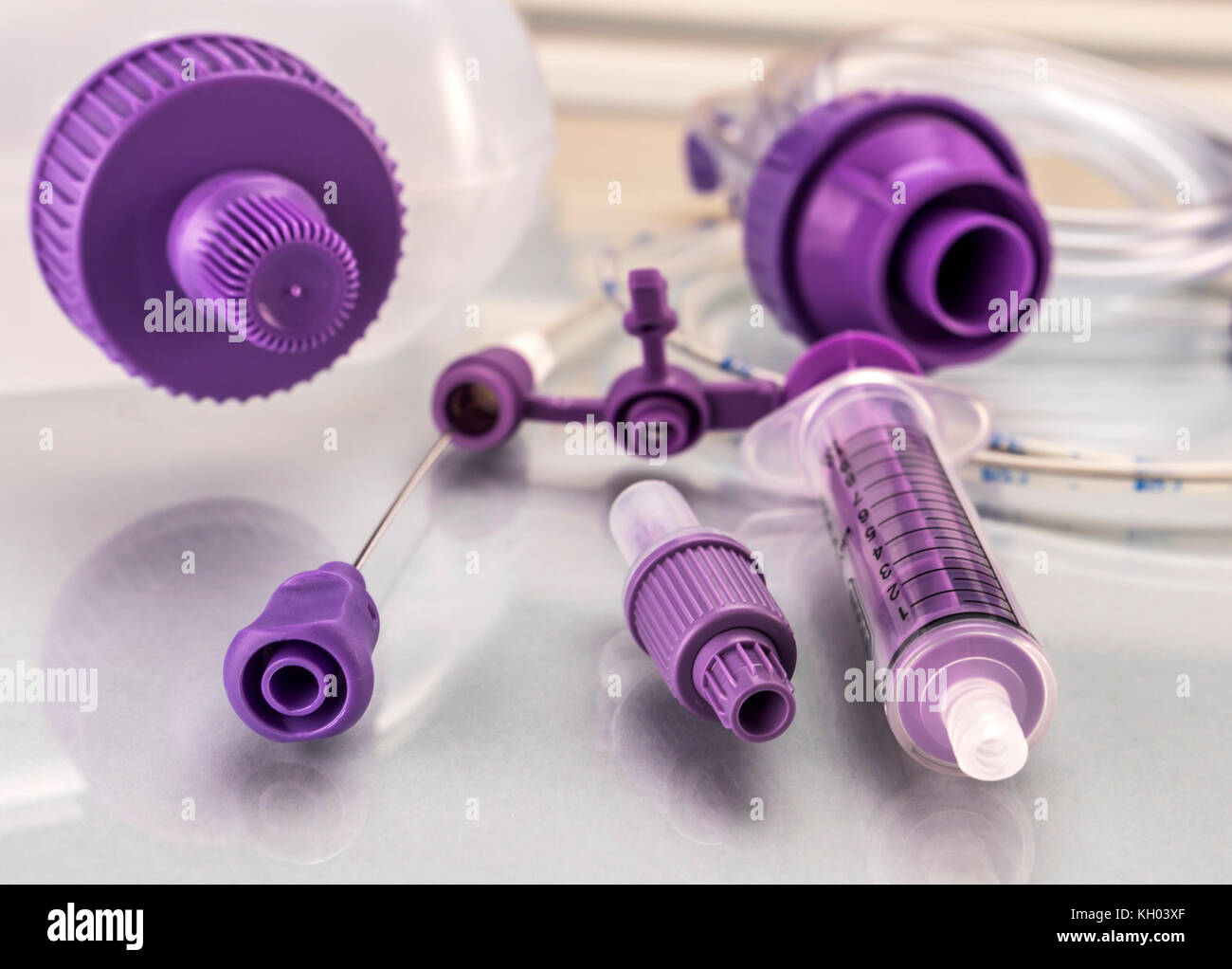 Nutrizione enterale Team, Cure Palliative, Immagine concettuale, composizione orizzontale Foto Stock