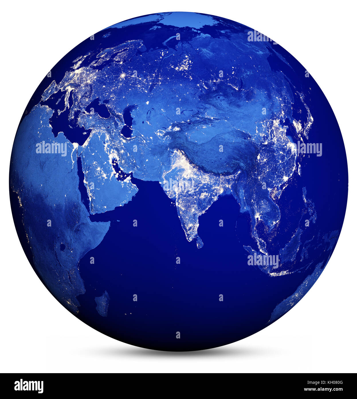 Pianeta Terra. elementi di questa immagine fornita dalla NASA il rendering 3D Foto Stock