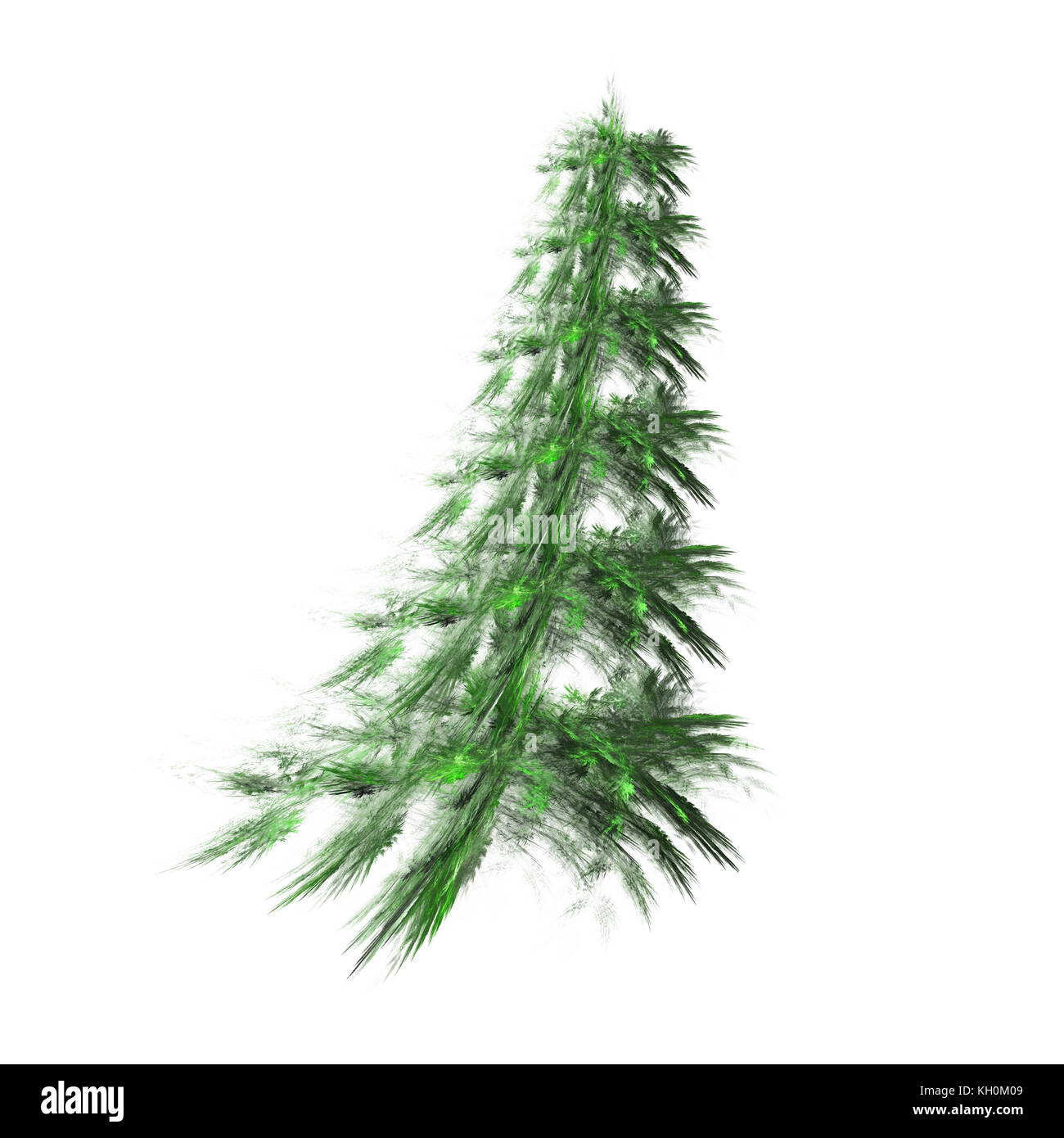 Albero di natale, arte frattale Foto Stock