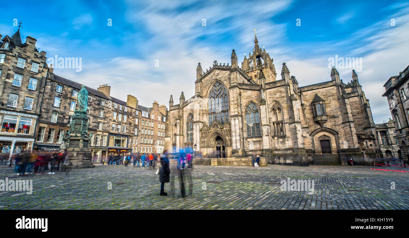 La cattedrale di St. Giles in Edinburgh Foto Stock