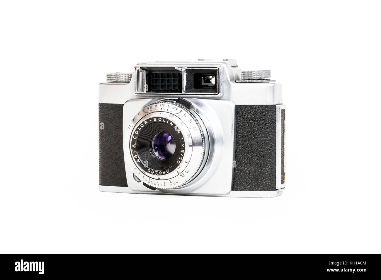 Agfa SILETTE pronto 35mm Pellicola mirino macchina fotografica con custodia portatile vintage 