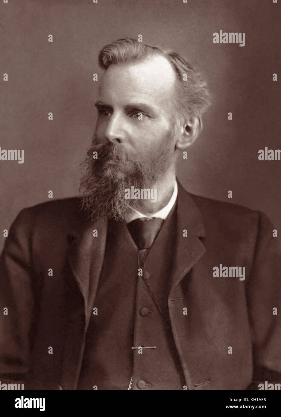 John Venn, FRS, FSA (1834 - 1923) era un matematico inglese, logician, e filosofo più noto per introdurre il diagramma di Venn, utilizzate nei campi della teoria degli insiemi, probabilità, logica, statistica e informatica. Foto Stock