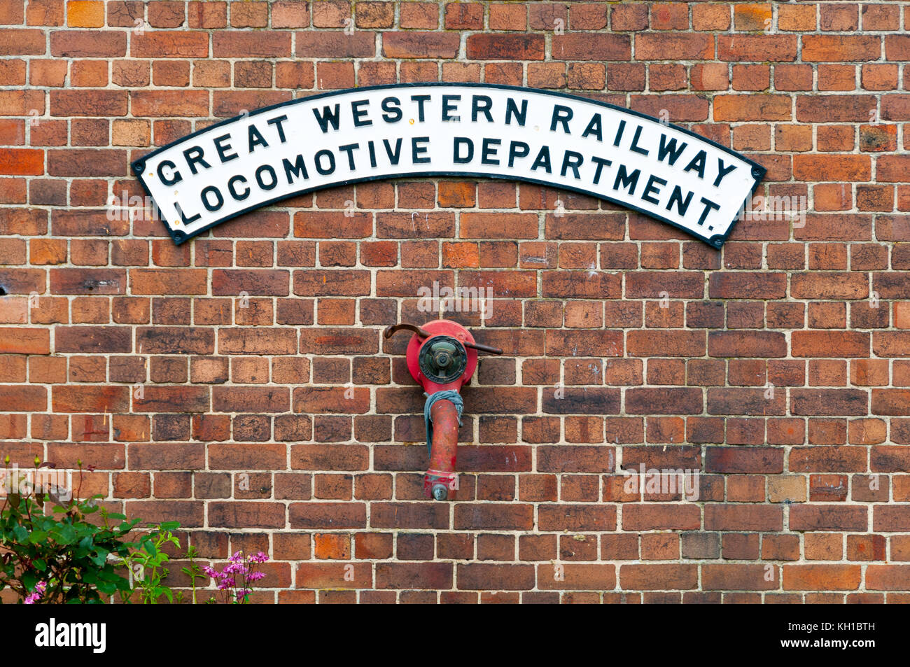 Dipartimento locomotore segno, didcot railway Centre Regno Unito Foto Stock