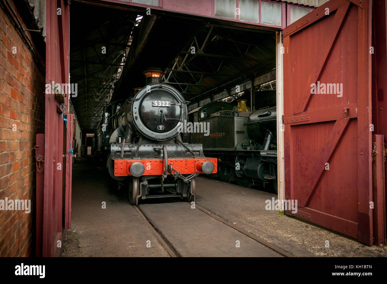 Great Western locomotore ferroviario n. 5322, didcot railway Centre Regno Unito Foto Stock