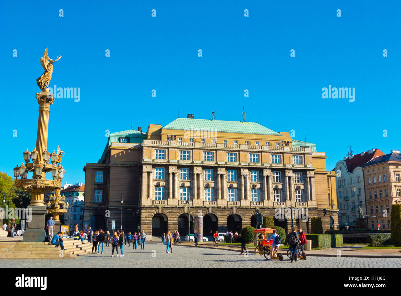 Università Carlo Facoltà Filosofica edificio, namesti Jana Palacha, Praga, Repubblica Ceca Foto Stock