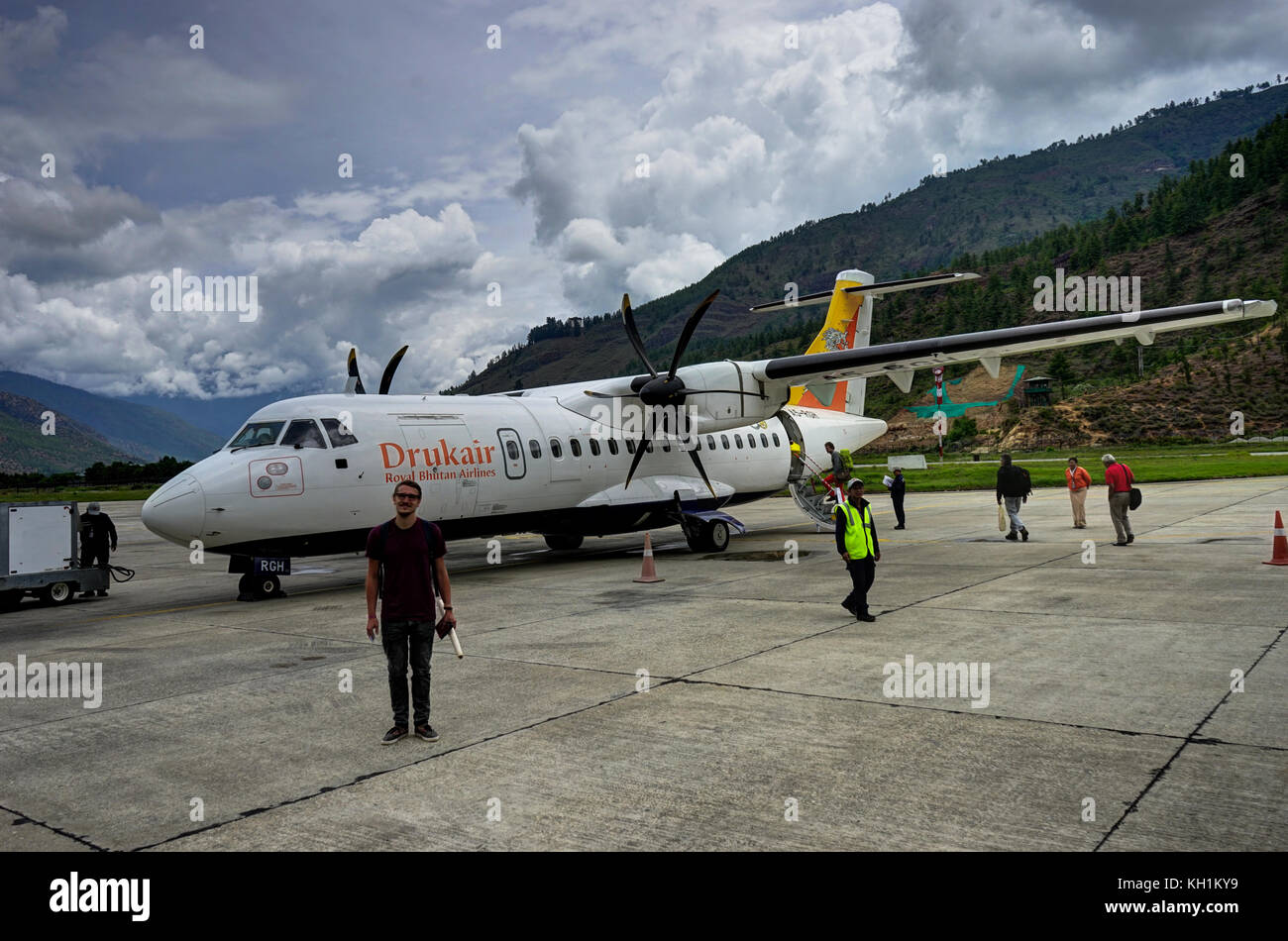 PARO, Bhutan - 27 Maggio 2017 Foto Stock