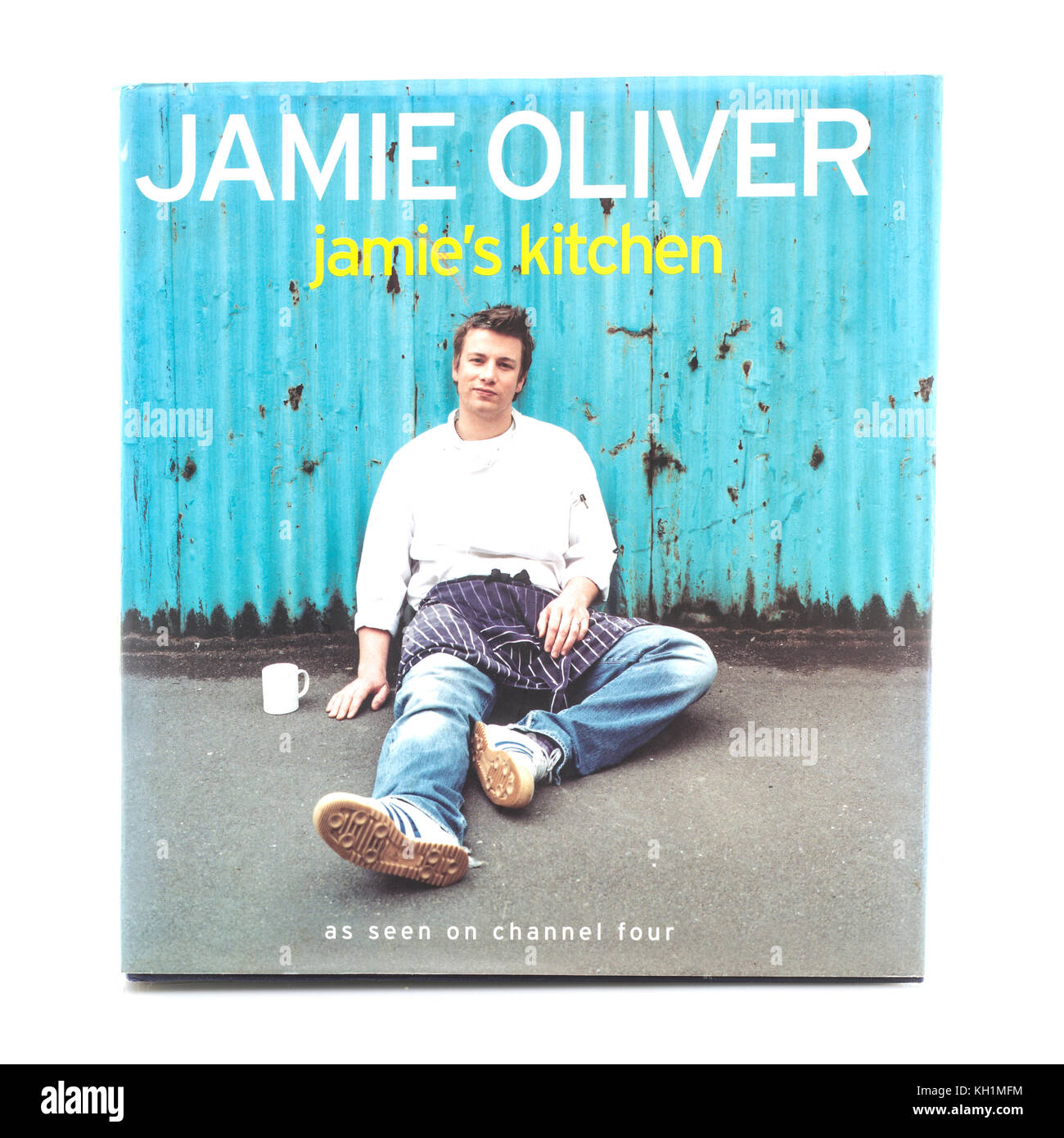 SWINDON, Regno Unito - 11 novembre 2017: Jamie Olivers Jamie's Cucina Cucinare Libro su sfondo bianco Foto Stock
