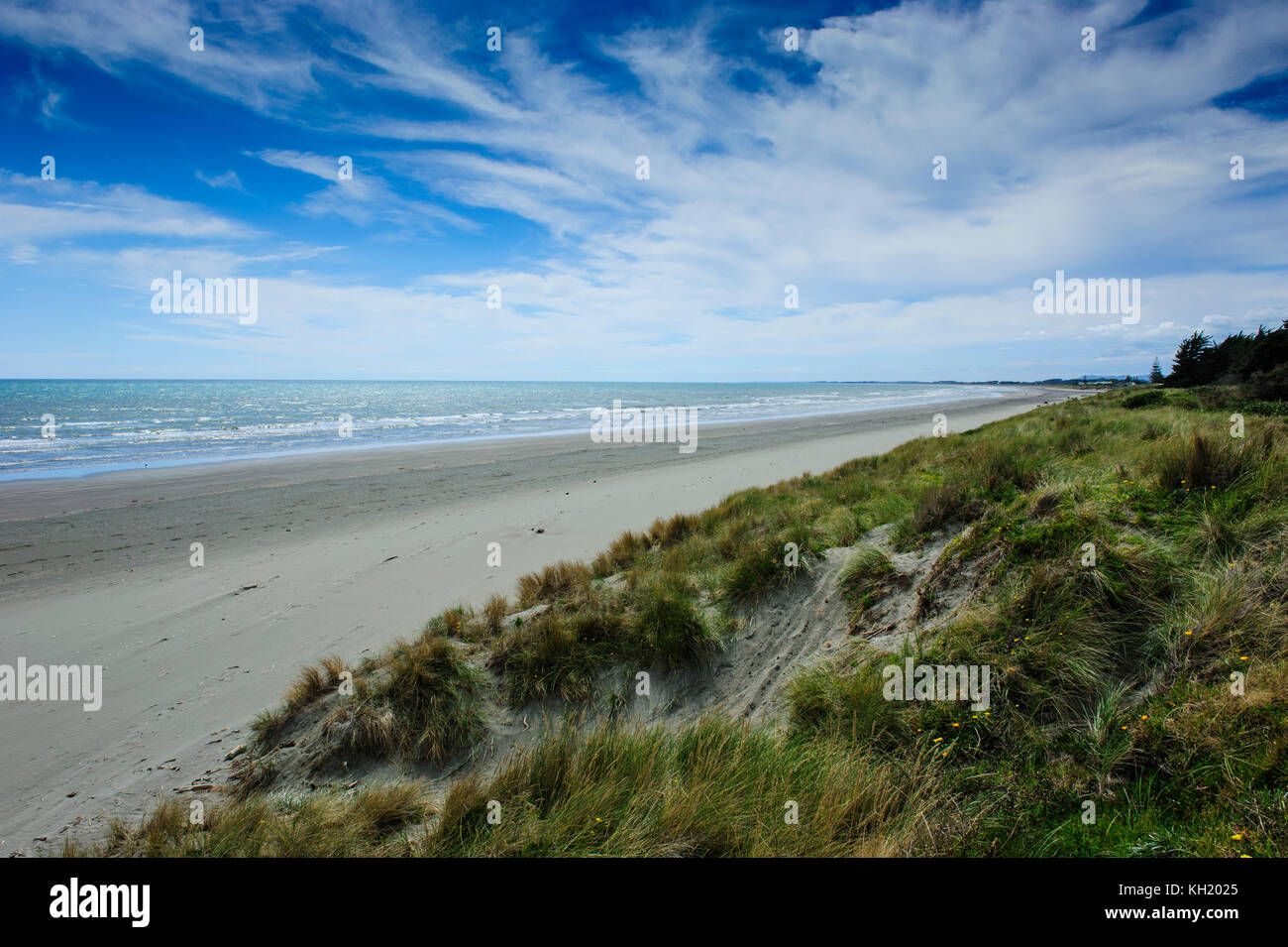 Foxton beach, la Costa di Kapiti, Isola del nord, Nuova Zelanda Foto Stock