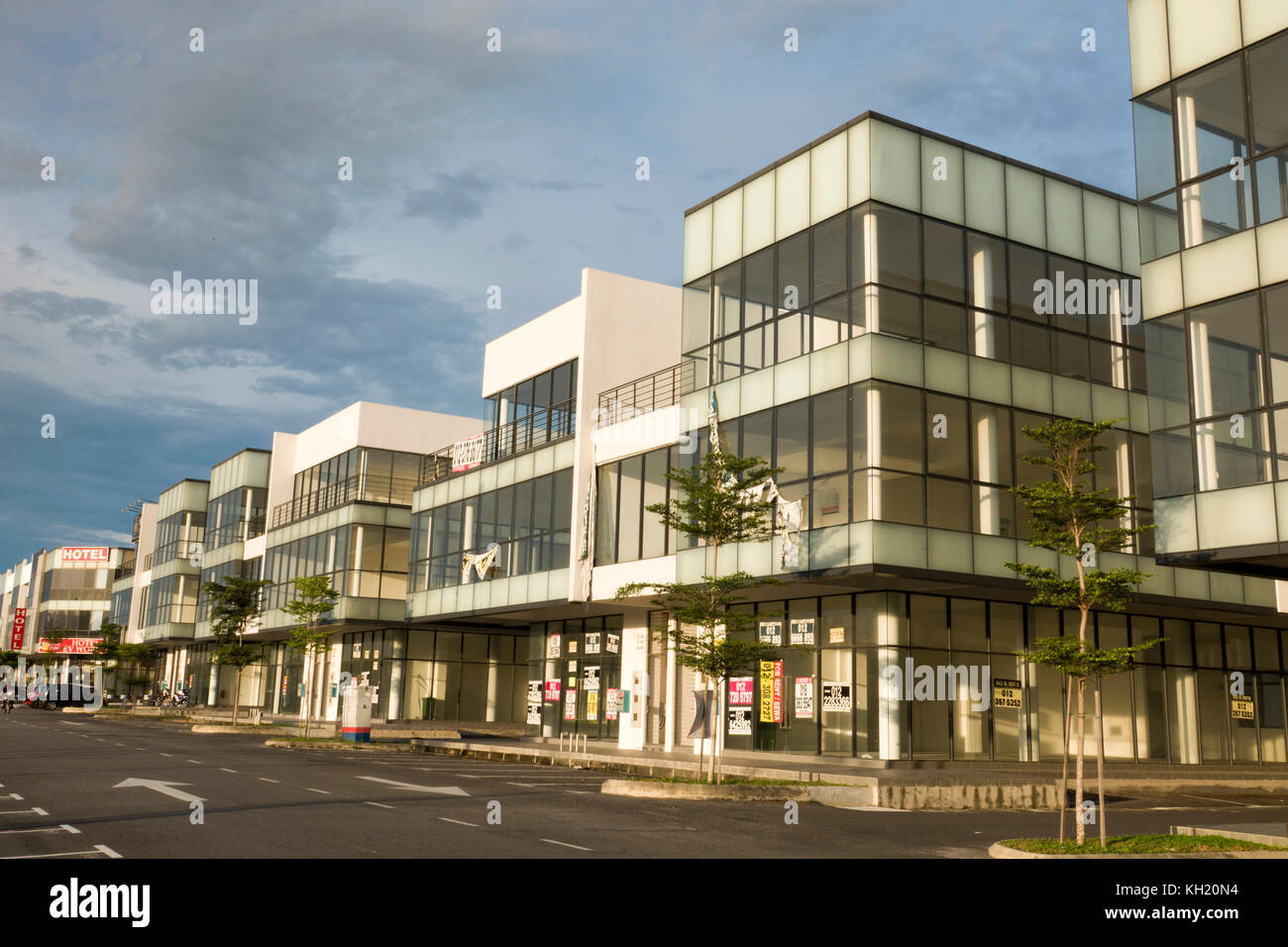 Ufficio commerciale spazio per il contratto di locazione a kota warison, Malaysia Foto Stock