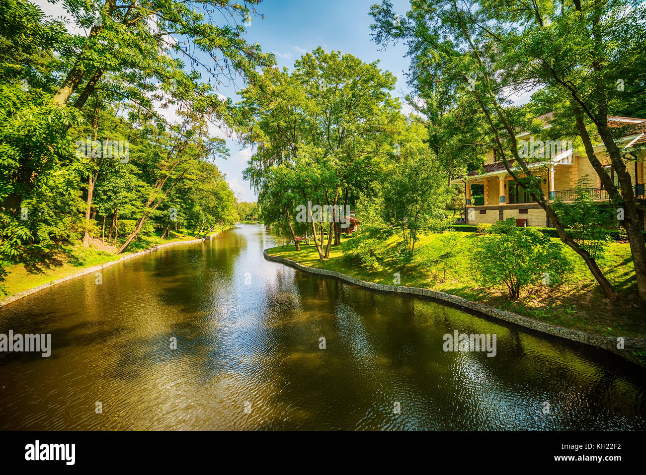 Kiev, kiyv, ucraina: la mezhyhirva residenza dell ex pro-primo ministro russo e il presidente Viktor Yanukovych Foto Stock