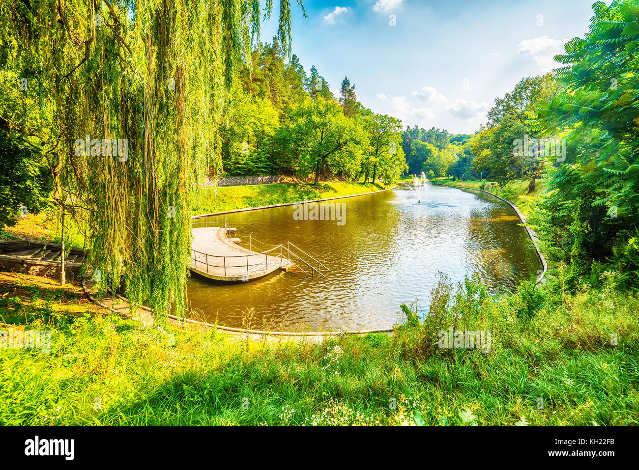 Kiev, kiyv, ucraina: la mezhyhirva residenza dell ex pro-primo ministro russo e il presidente Viktor Yanukovych Foto Stock